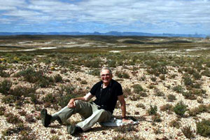 quartz gravel desert